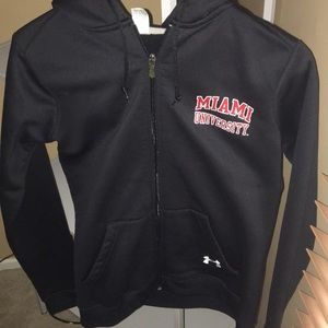 Miami University zip hoodie